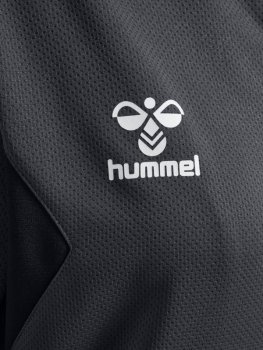 Damen Hummel Authentic Zip Hoodie - Asphalt